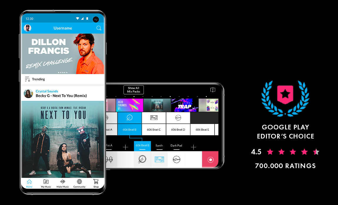 The best free music mixer app Music Maker JAM
