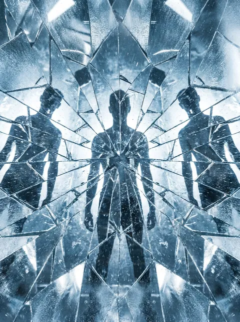 Cover of Cold Mirrors, a Post-Punk song made with Loudly
