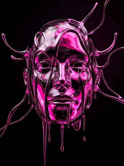 Cover of Glam Noir, a Dramatic Pop song made with Loudly
