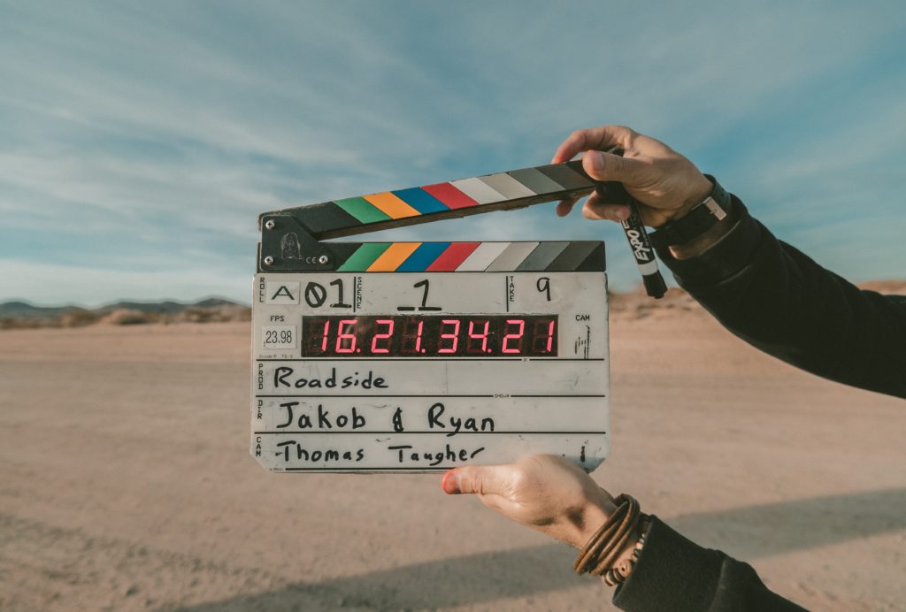 clap board - video production